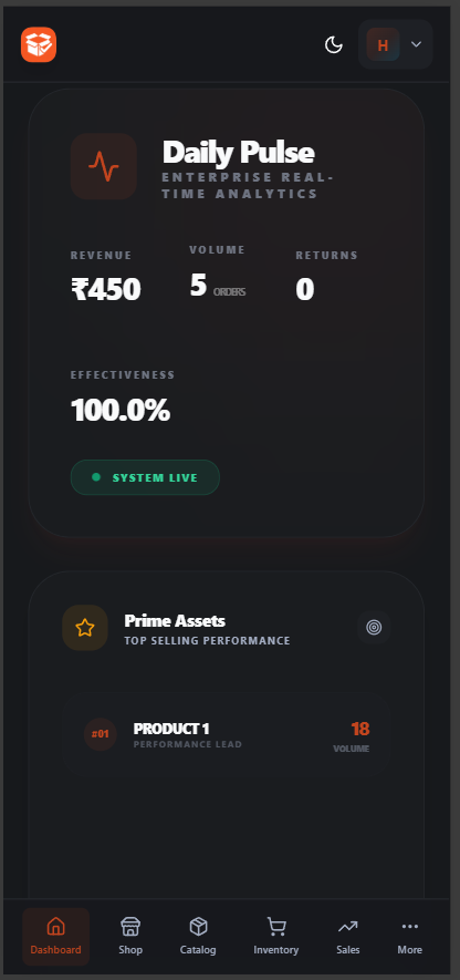 Mobile Dashboard App